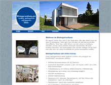 Tablet Screenshot of kleingartenhaus.net